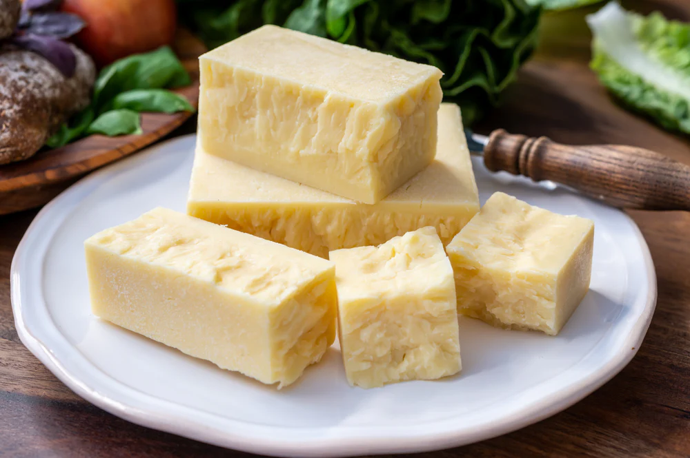 Somerset, İngiltere kökenli Aged Cheddar