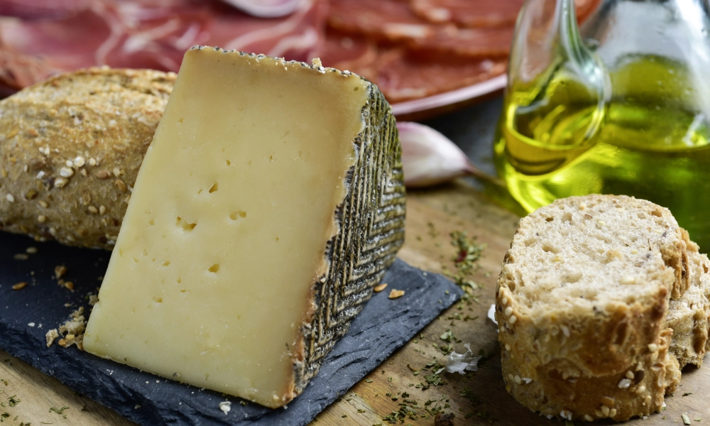 Manchego, a cheese from La Mancha, Spain