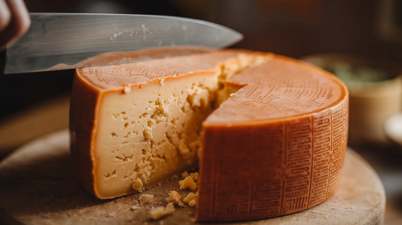 Orkney Scottish Island Cheddar, a cheese from Orkney Islands, Scotland, United Kingdom