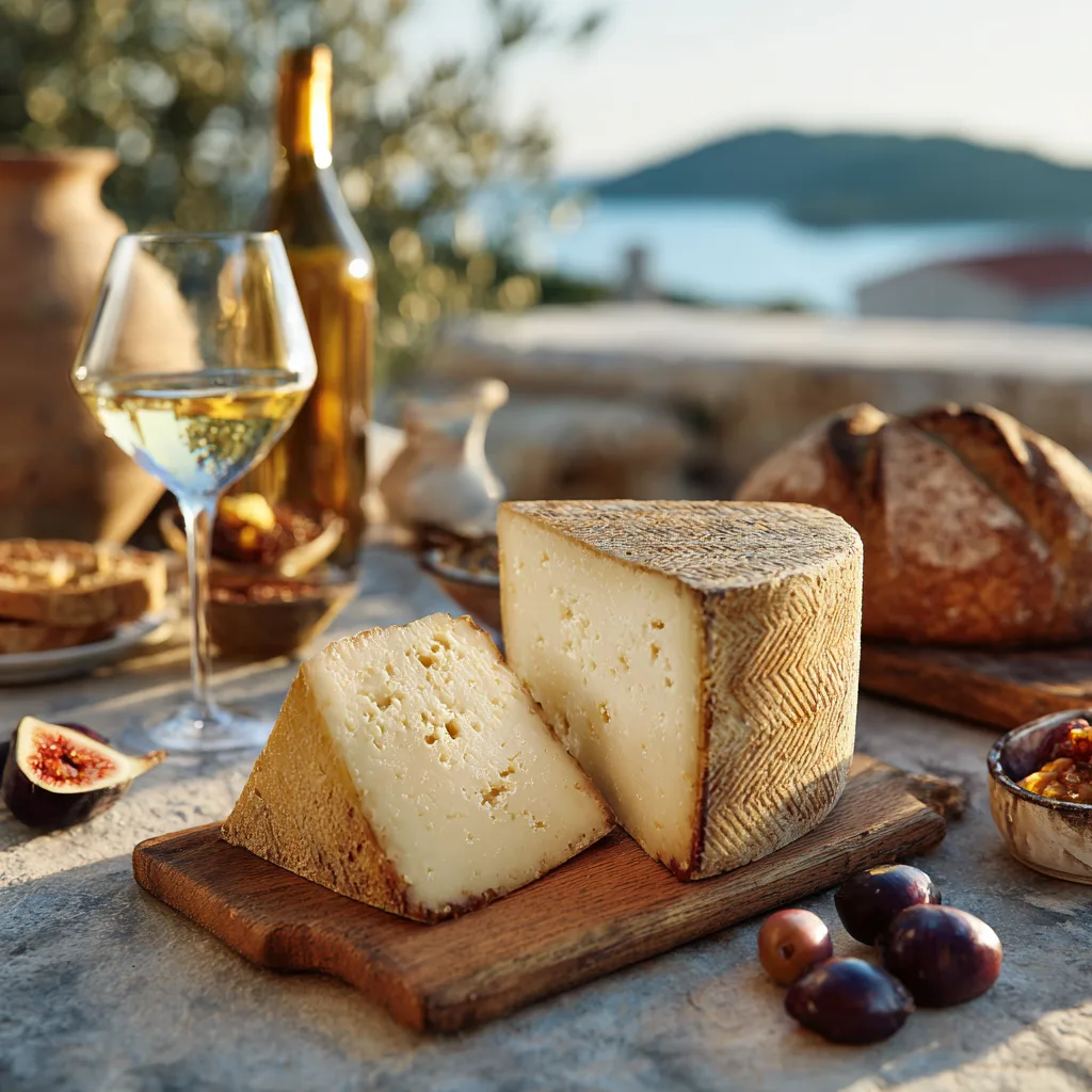 Paški Sir, a cheese from Pag Island, Dalmatia, Croatia