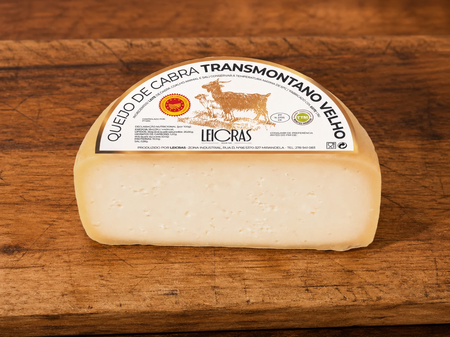 Queijo de Cabra Transmontano, a cheese from Trás-os-Montes, Portugal