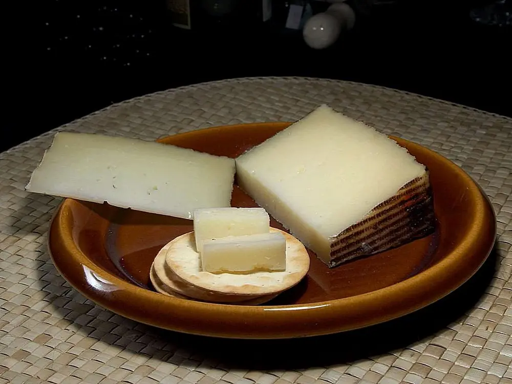 Queso Zamorano, a cheese from Zamora (Castilla y León), Spain