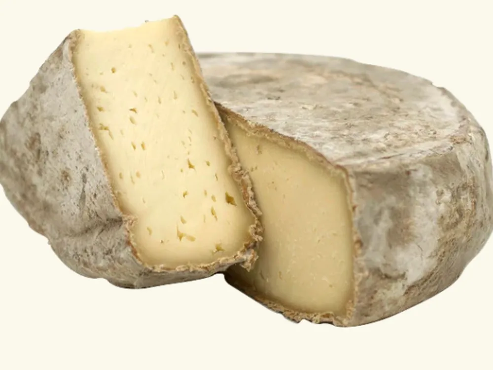 Tomme de Savoie, a cheese from Savoie, Haute-Savoie, France